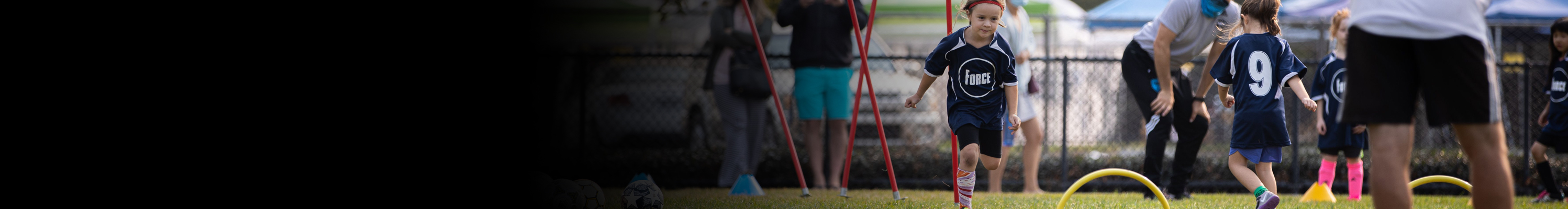 Discover soccer in a safe, fun and creative environment.
